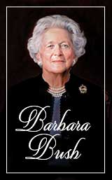 First Ladies of the US Barbara Bush Hover Image