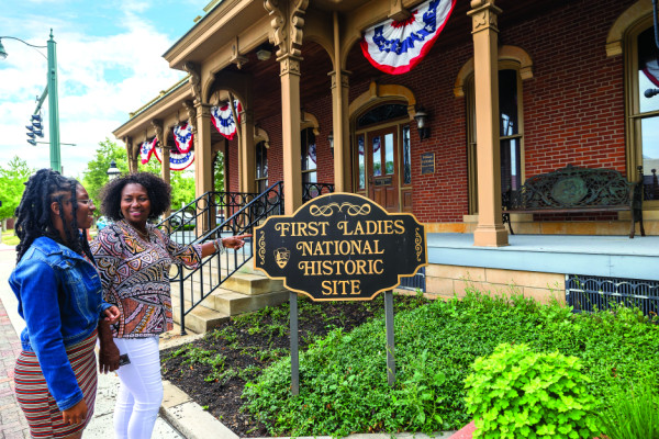 First Ladies National Historic Site Couple Admiring Site