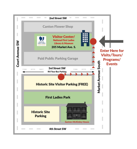 View the Available Museum Parking » National First Ladies